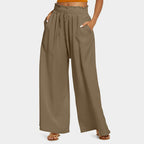 Damen Weite Palazzo-Hose mit elastischem Bund und praktischen Taschen R&B