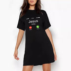 Damen Oversized T-Shirt mit inspirierendem Schriftzug und auffälligem Grafikdesign R&B