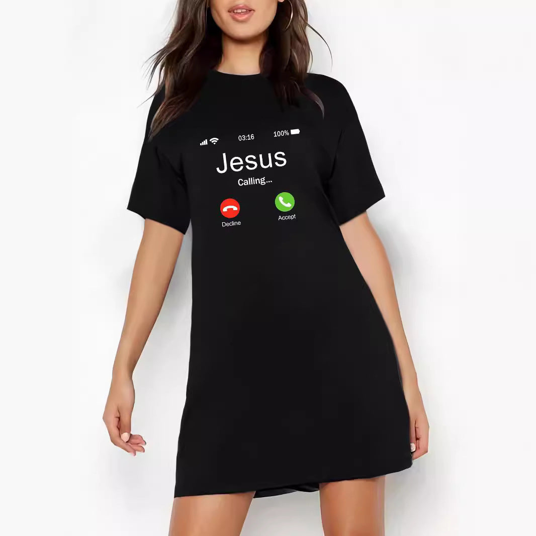 Damen Oversized T-Shirt mit inspirierendem Schriftzug und auffälligem Grafikdesign R&B
