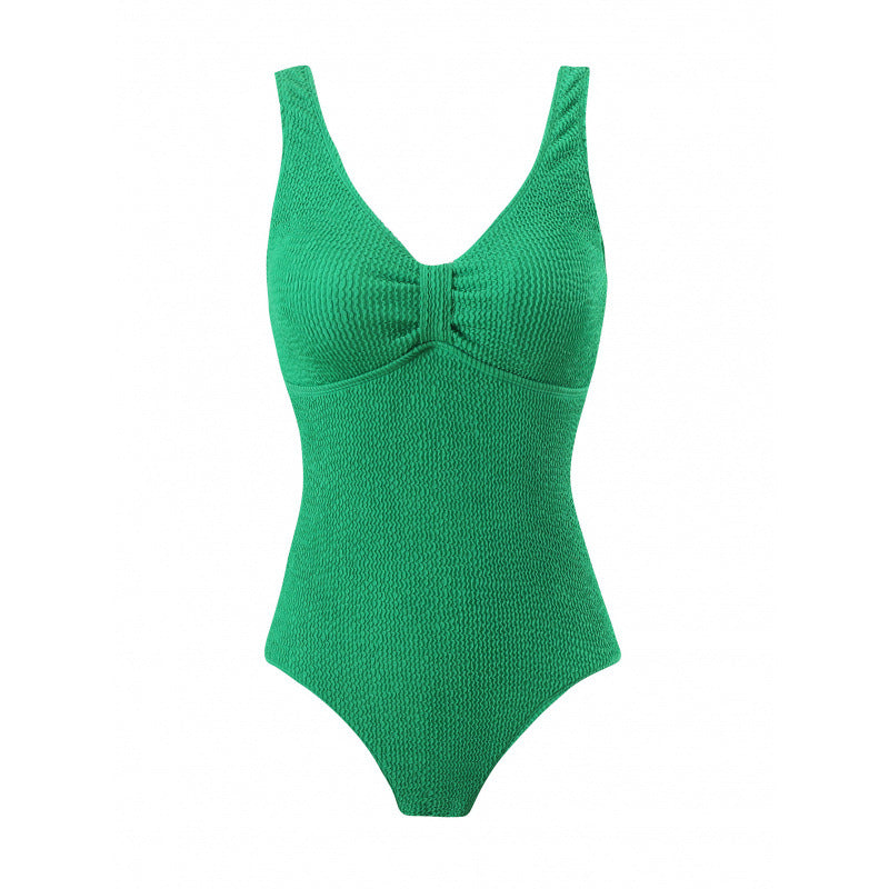 Damen Einteiler Badeanzug mit figurformendem Design und attraktivem Rüschendetail R&B