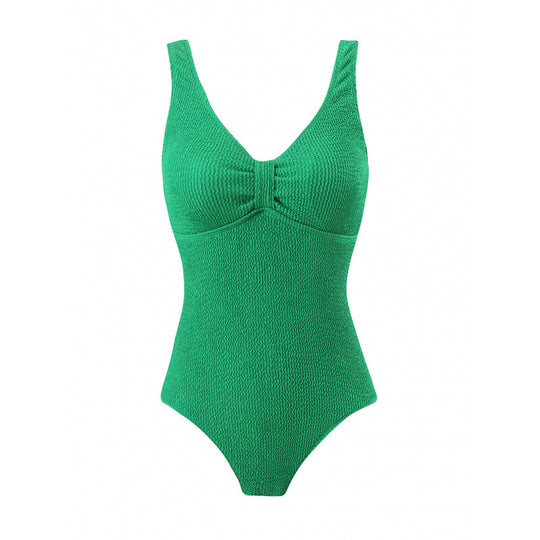 Damen Einteiler Badeanzug mit figurformendem Design und attraktivem Rüschendetail R&B