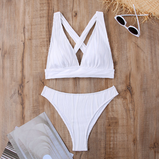 Damen Raffiniertes Triangel-Bikini-Set R&B