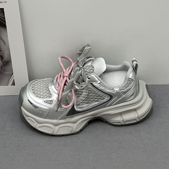 Damen Sportliche Lauf-Sneaker mit atmungsaktiver Netzstruktur und trendigem Design R&B