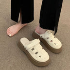 Damen Komfortable Plateausandalen mit modischen Riemen