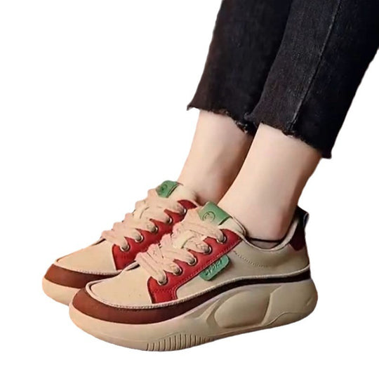 Damen Sportliche Sneakers mit dicker Sohle und komfortablem Obermaterial R&B