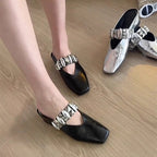 Damen Slingback Ballerinas mit dekorativem Riemendesign R&B