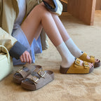 Damen Bequeme Clogs mit modischem Riemendesign und atmungsaktiver Innensohle R&B