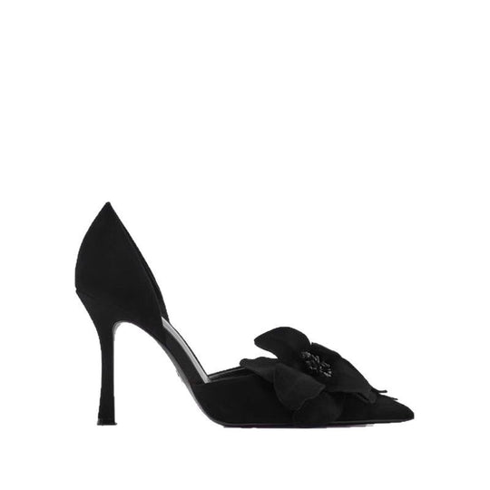 Damen elegante Spitze Pumps mit floralem Design R&B