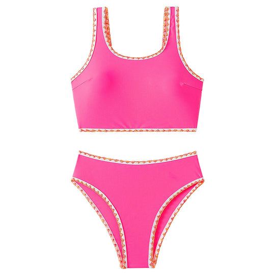 Damen Sportlicher Bikini R&B