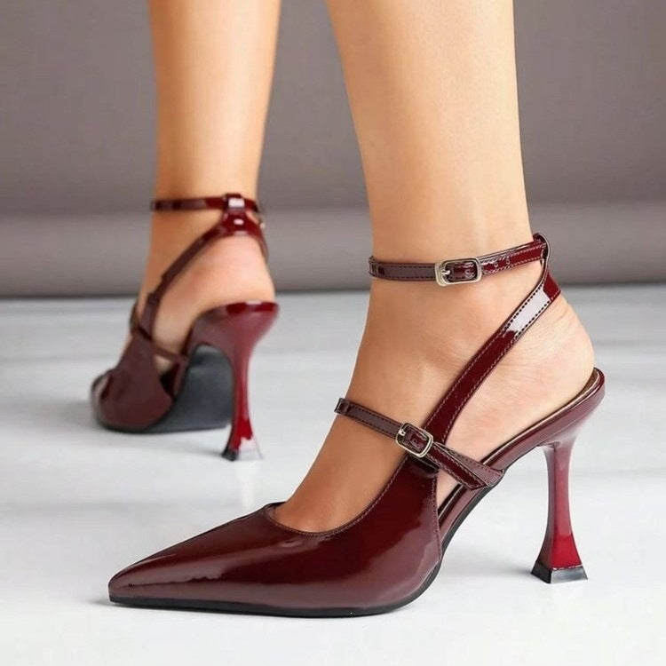 Damen Elegante Slingback High Heels R&B