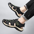 Damen Sportliche Freizeitsandalen mit rutschfester Sohle und verstellbaren Riemen R&B