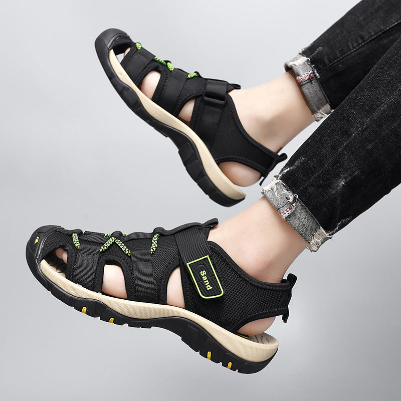 Damen Sportliche Freizeitsandalen mit rutschfester Sohle und verstellbaren Riemen R&B