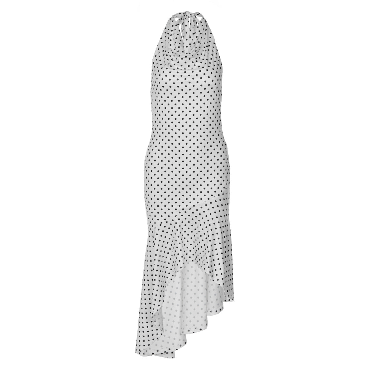 Damen ärmelloses Polka-Dots Kleid R&B