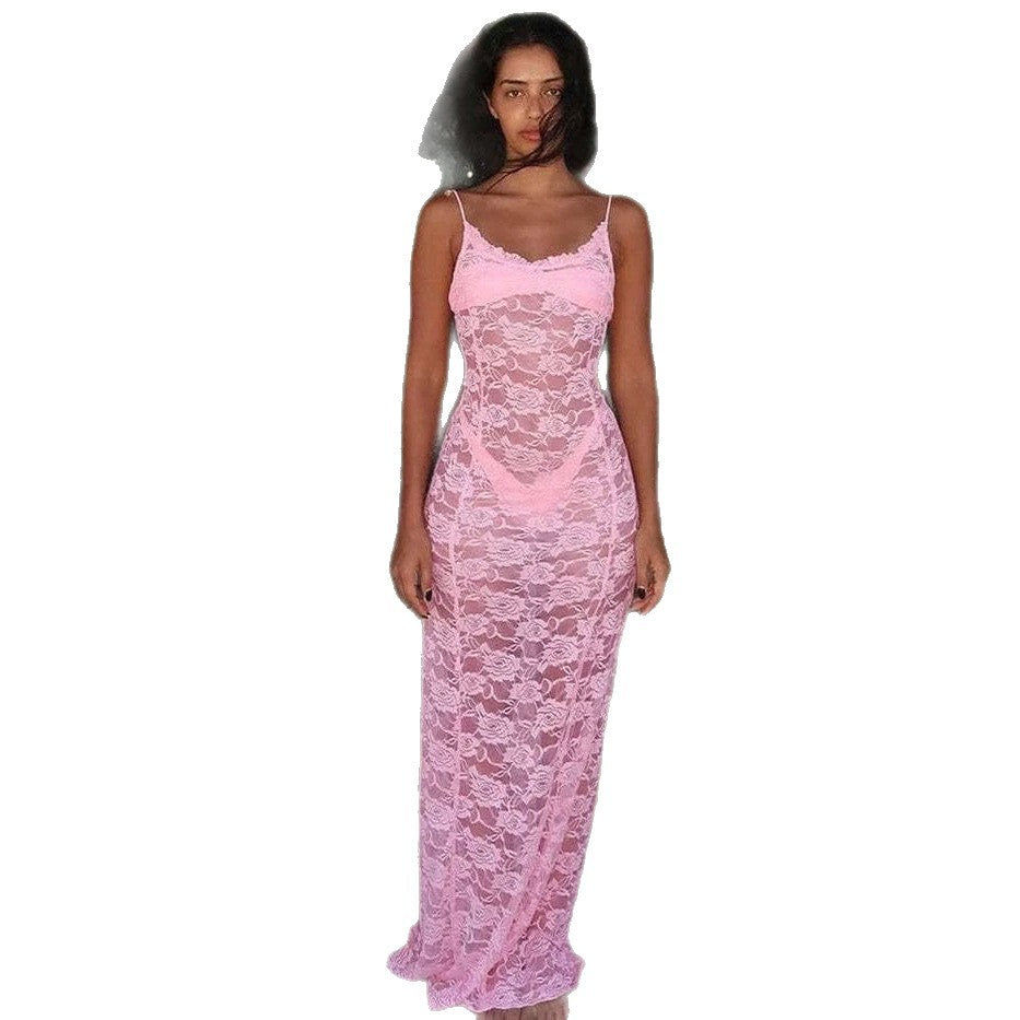 Damen Spitzenkleid im eleganten A-Linien-Schnitt R&B