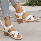 Damen Komfortable Sandalen mit floralem Design und verstellbarem Riemen R&B