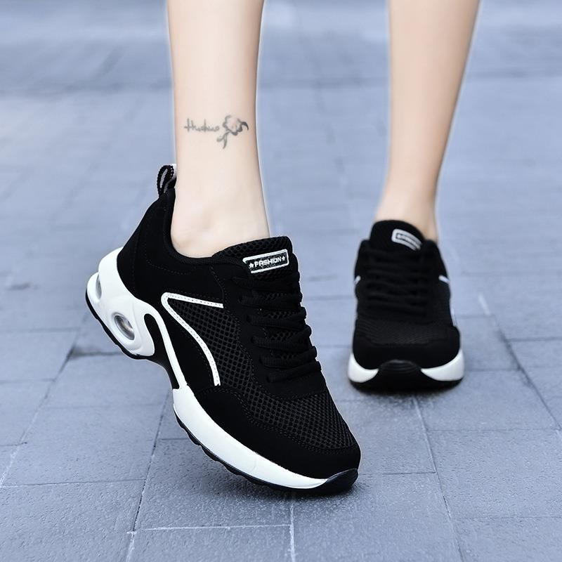Damen Sportliche Sneakers mit luftgepolsterter Sohle und atmungsaktivem Obermaterial R&B