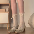 Damen Elegante Hochfront-Pumps mit glänzender Applikation R&B