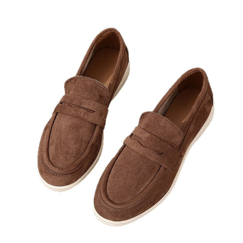 Damen Mokassins mit modischem Veloursleder-Design R&B