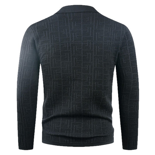 Herren modische Strickjacke mit einzigartigem Muster R&B