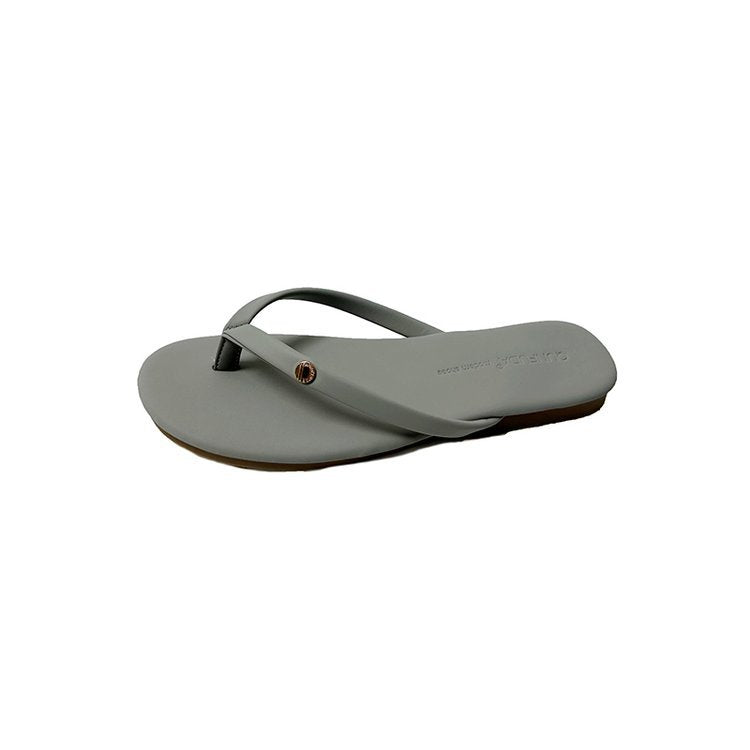 Damen Flip-Flops mit minimalistischer Riemenführung und bequemem Fußbett R&B