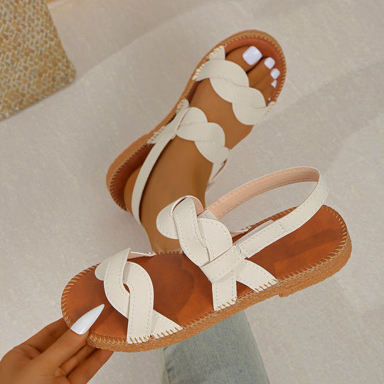 Damen Sandalen mit komfortabler Fessel-Applikation R&B