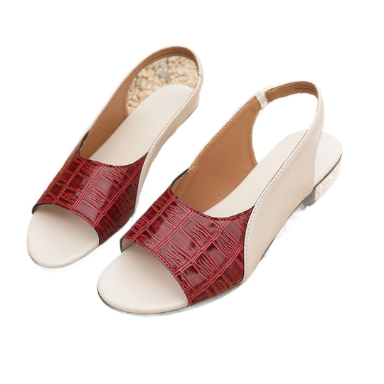 Damen Sling-Sandalen mit elegantem Blockabsatz R&B