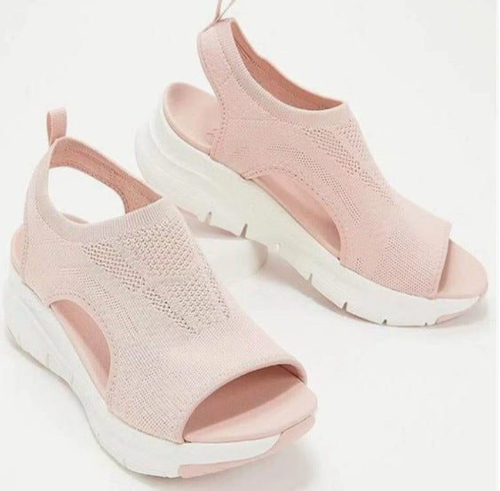 Damen sportliche und stilvolle Zehentrenner-Sandalen mit ergonomischem Design R&B