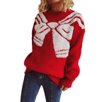Damen Strickpullover mit festlichem Design und weichem Material R&B