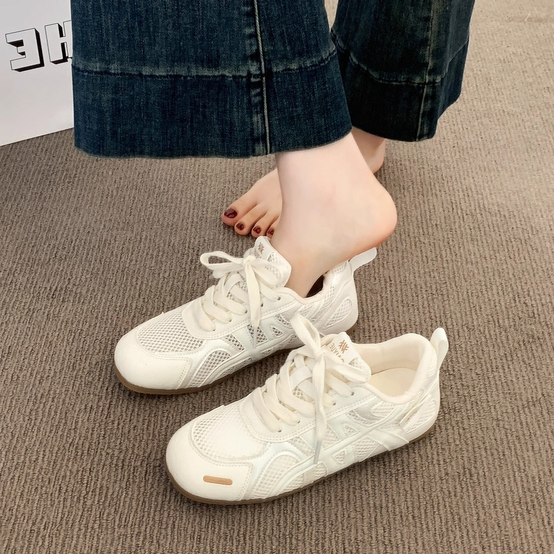Damen Sportliche Sneakers mit atmungsaktiver Mesh-Oberfläche und stoßdämpfender Sohle R&B