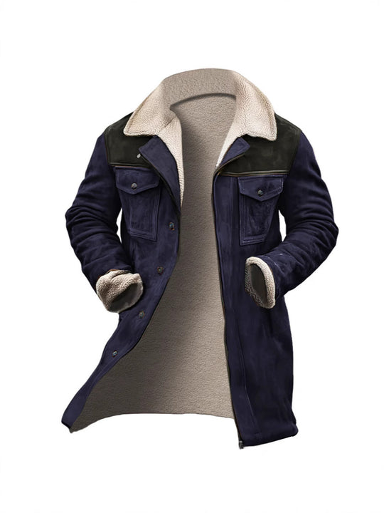 Herren erstklassige Jacke mit Teddyfutter R&B