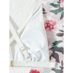 Damen Bikini-Set mit elegantem Wickelrock und dezentem Triangel-Oberteil R&B