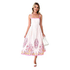 Damen Midi-Kleid mit feinem Spitzenrüschendesign und floralen Details R&B