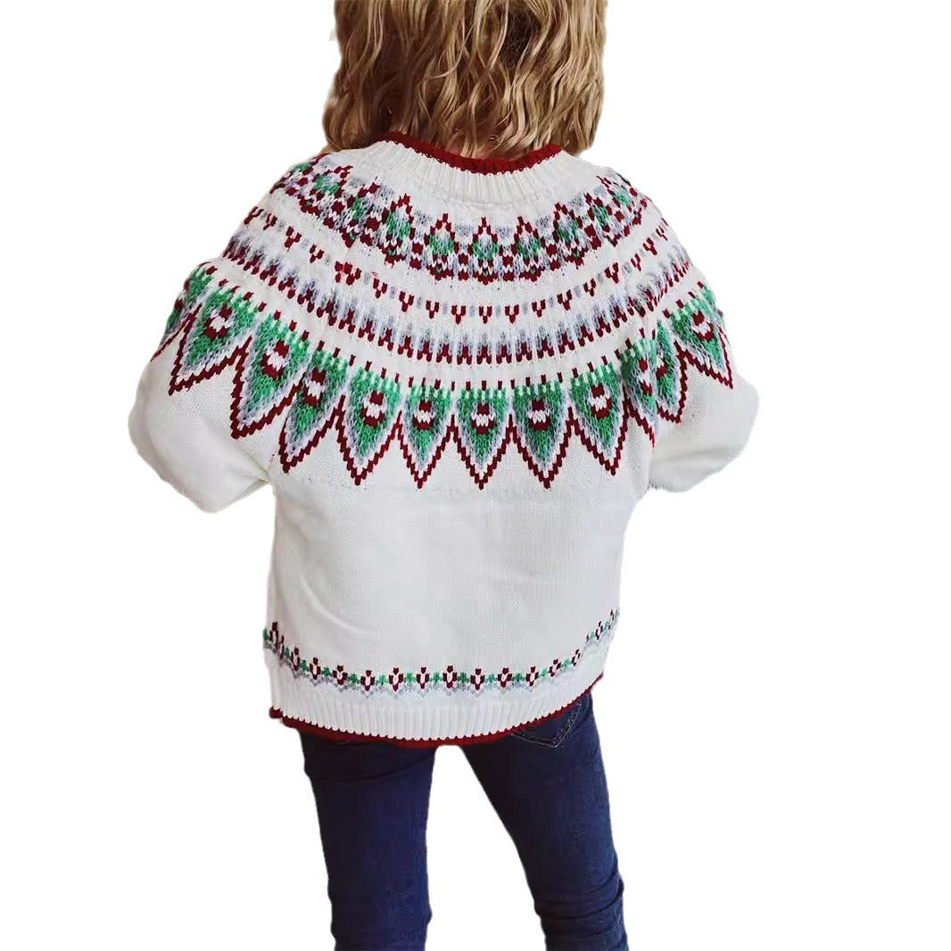 Damen Strickjacke mit festlichem Muster und hochwertiger Verarbeitung R&B