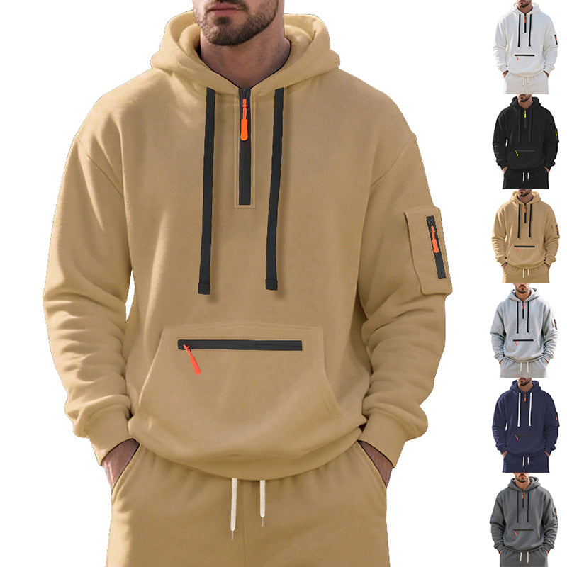 Herren Urbaner Multifunktions Kapuzenpullover R&B