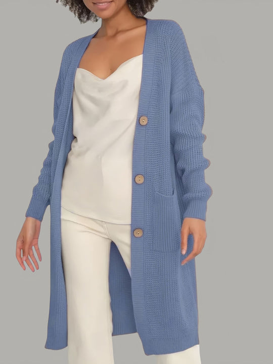 Damen Strickjacke mit hochwertigen Knöpfen R&B