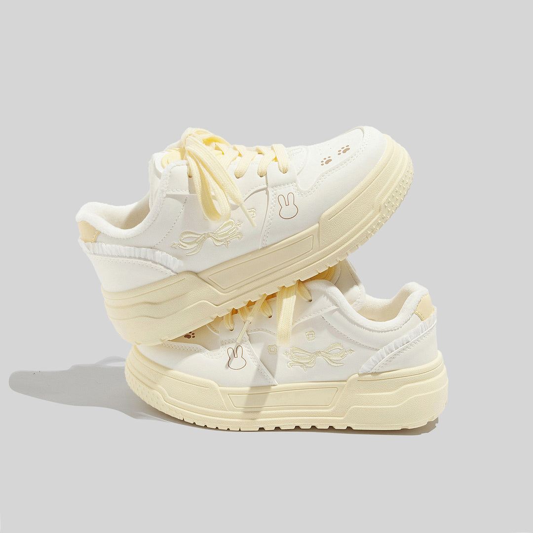 Damen Sneakers mit verspieltem Häschenmotiv und bequemer Dämpfung R&B