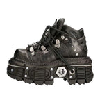 Damen Stabile High-Top Stiefel mit robuster Gummisohle R&B