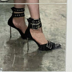 Damen schicke High Heels mit elegantem Riemendesign R&B