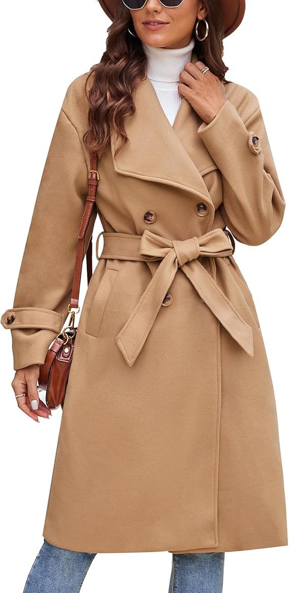 Damen Eleganter und bequemer Langmantel R&B