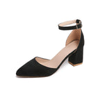 Damen Slingback-Pumps mit eleganter künstlerischer Struktur und komfortablem Blockabsatz R&B