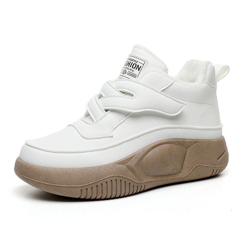 Damen hochgeschnittene Freizeitschuhe mit praktischen Klettverschlüssen R&B