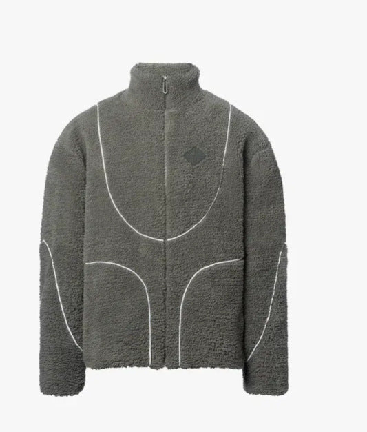Damen Fleecejacke mit hohem Kragen und praktischen Reißverschlusstaschen R&B