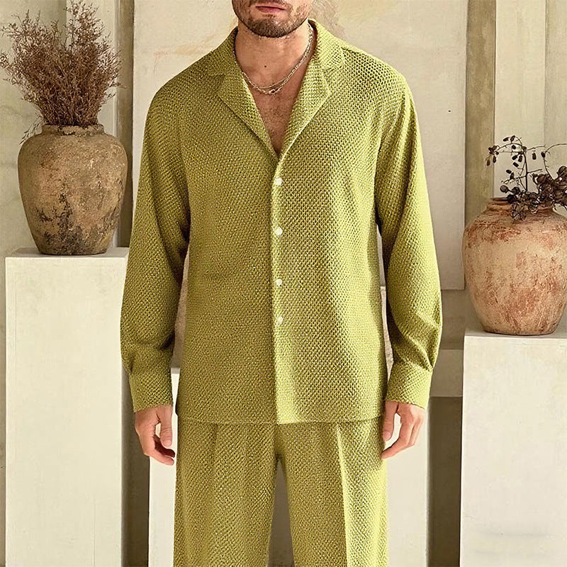 Herren modisches Lounge-Set aus atmungsaktivem Material