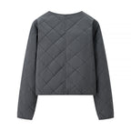Damen gesteppte Übergangsjacke mit praktischem Reißverschluss und eleganten Taschen R&B