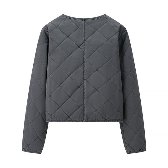 Damen gesteppte Übergangsjacke mit praktischem Reißverschluss und eleganten Taschen R&B