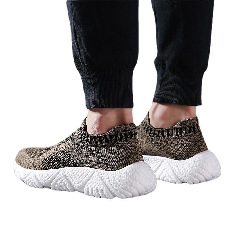 Unisex nan Schlupfschuh-Citywalker mit elastischem Maschenoberteil und skulpturierter Wellenlaufsohle R&B