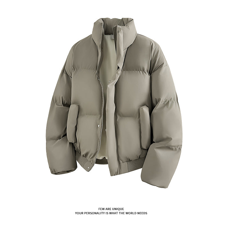 Herren Modische Steppjacke mit hohem Kragen und praktischen Taschen R&B