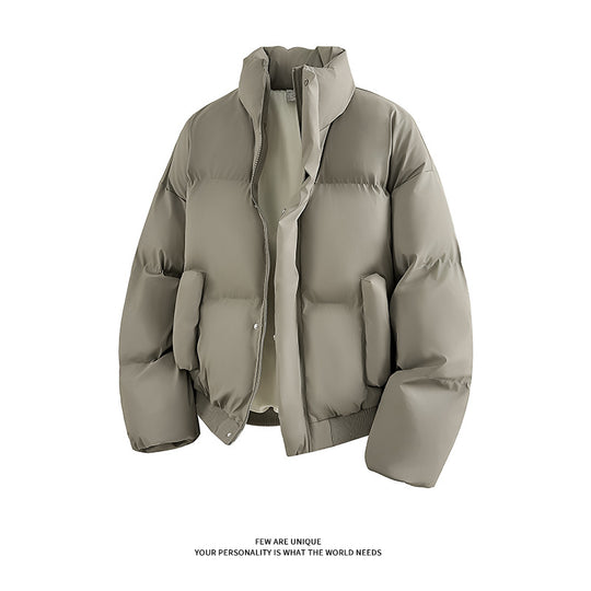 Herren Modische Steppjacke mit hohem Kragen und praktischen Taschen R&B