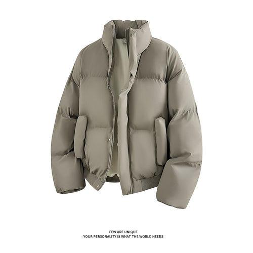 Herren Modische Steppjacke mit hohem Kragen und praktischen Taschen R&B