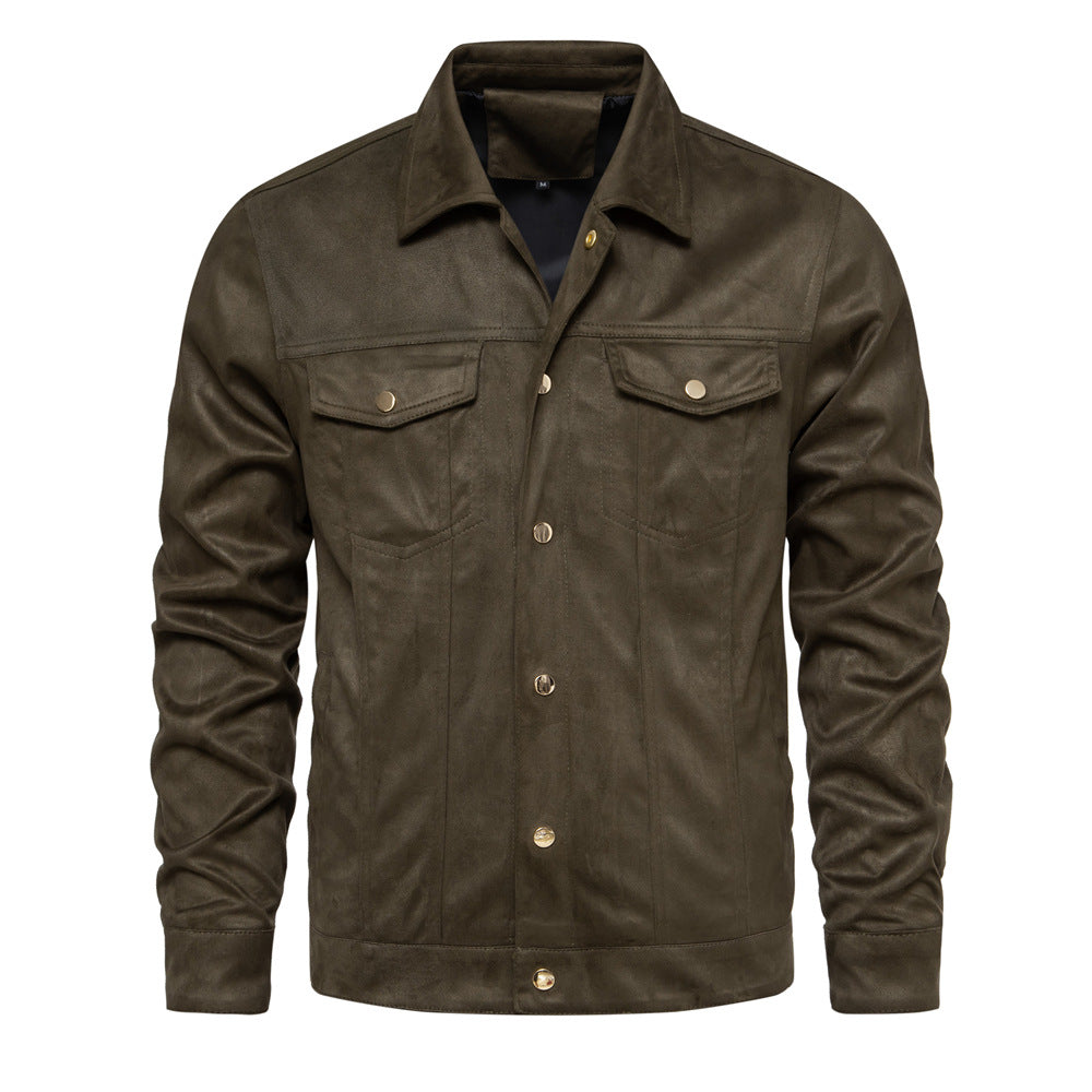 Herren jacke im Vintage-Stil mit praktischen Taschen